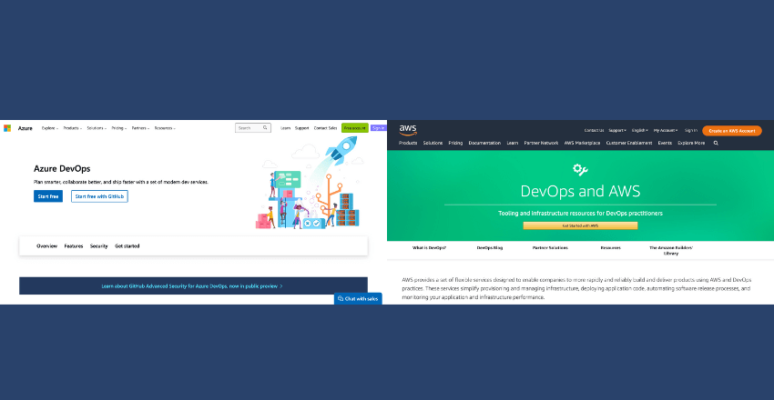 Comparing Azure DevOps and AWS DevOps